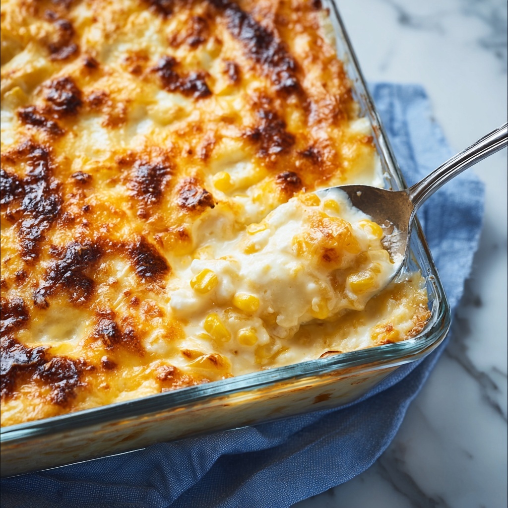 Cream Cheese Corn Casserole Recipe - Recipe Image
