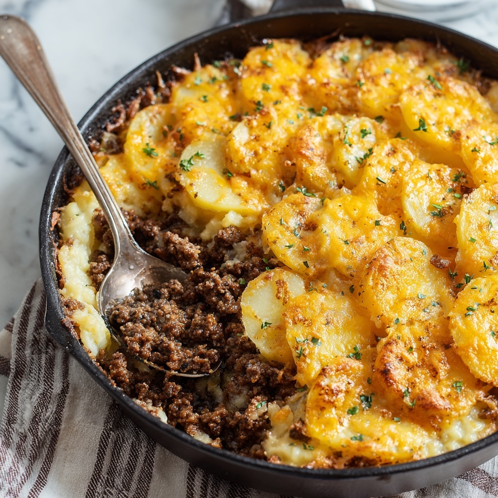 Hobo Casserole: A Cozy and Hearty Layered Comfort Meal Recipe - Recipe Image