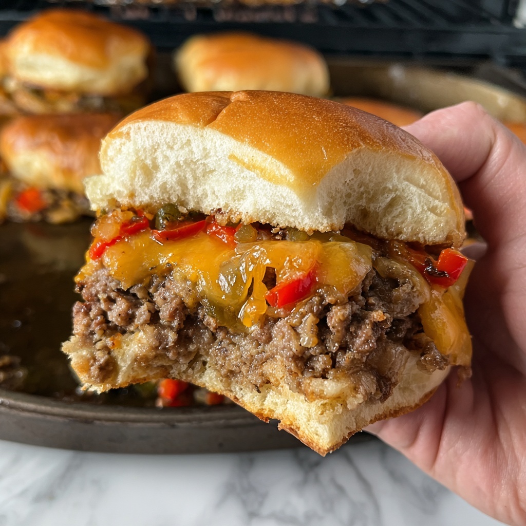 Cheeseburger Sliders with Queso Recipe - Recipe Image