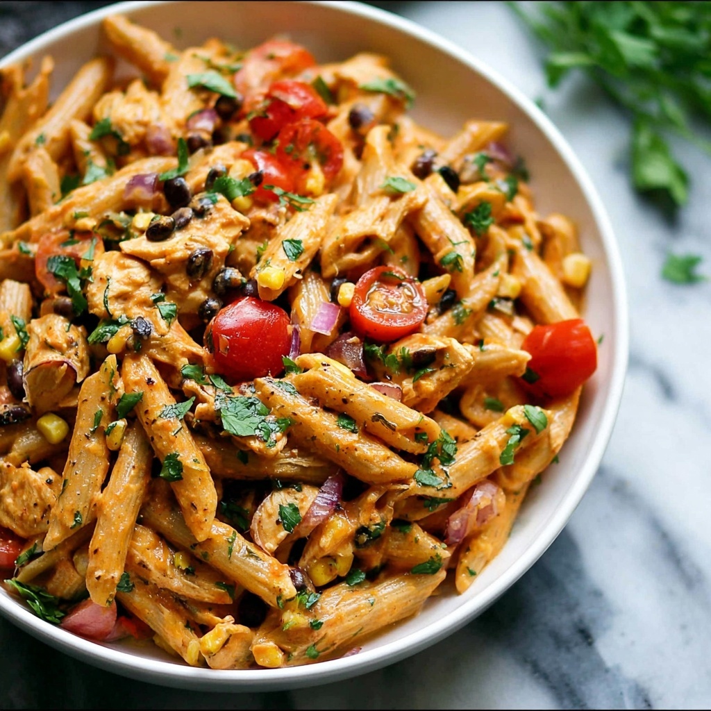 BBQ Ranch Chicken Pasta Salad Recipe - Recipe Image