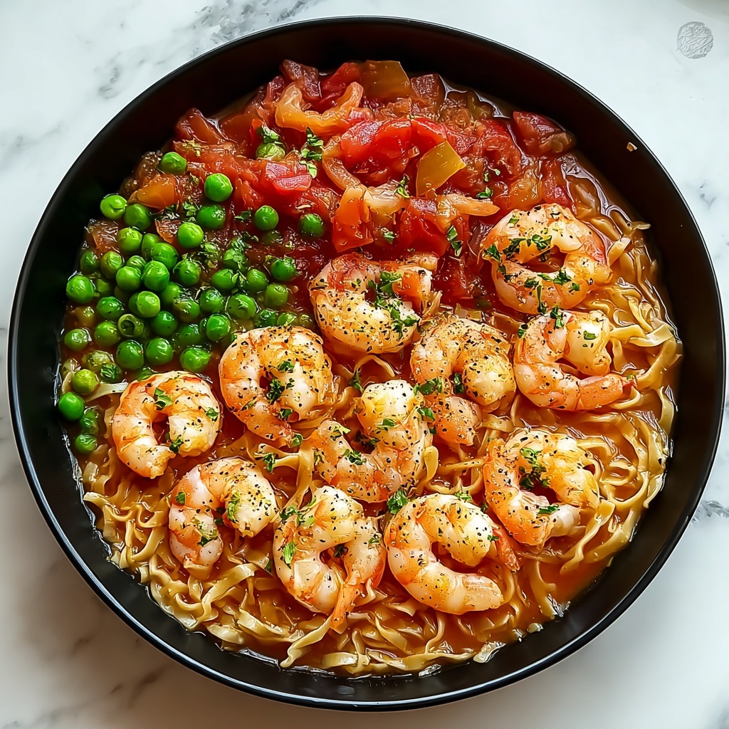 Creamy Garlic Shrimp Pasta Recipe - Recipe Image