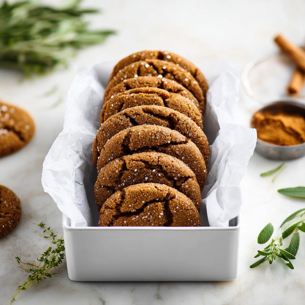 Vegan Molasses Cookies Recipe - Recipe Image