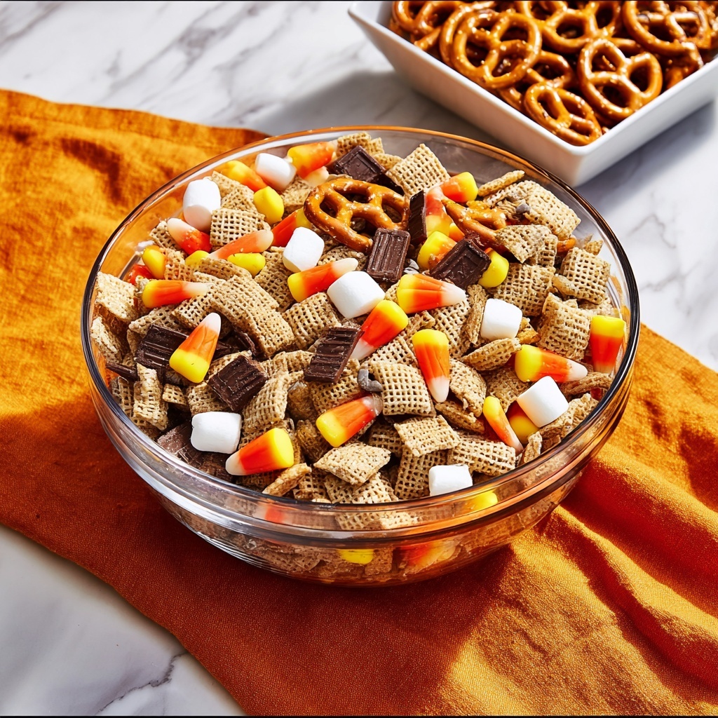 Halloween Chex Mix Recipe - Recipe Image