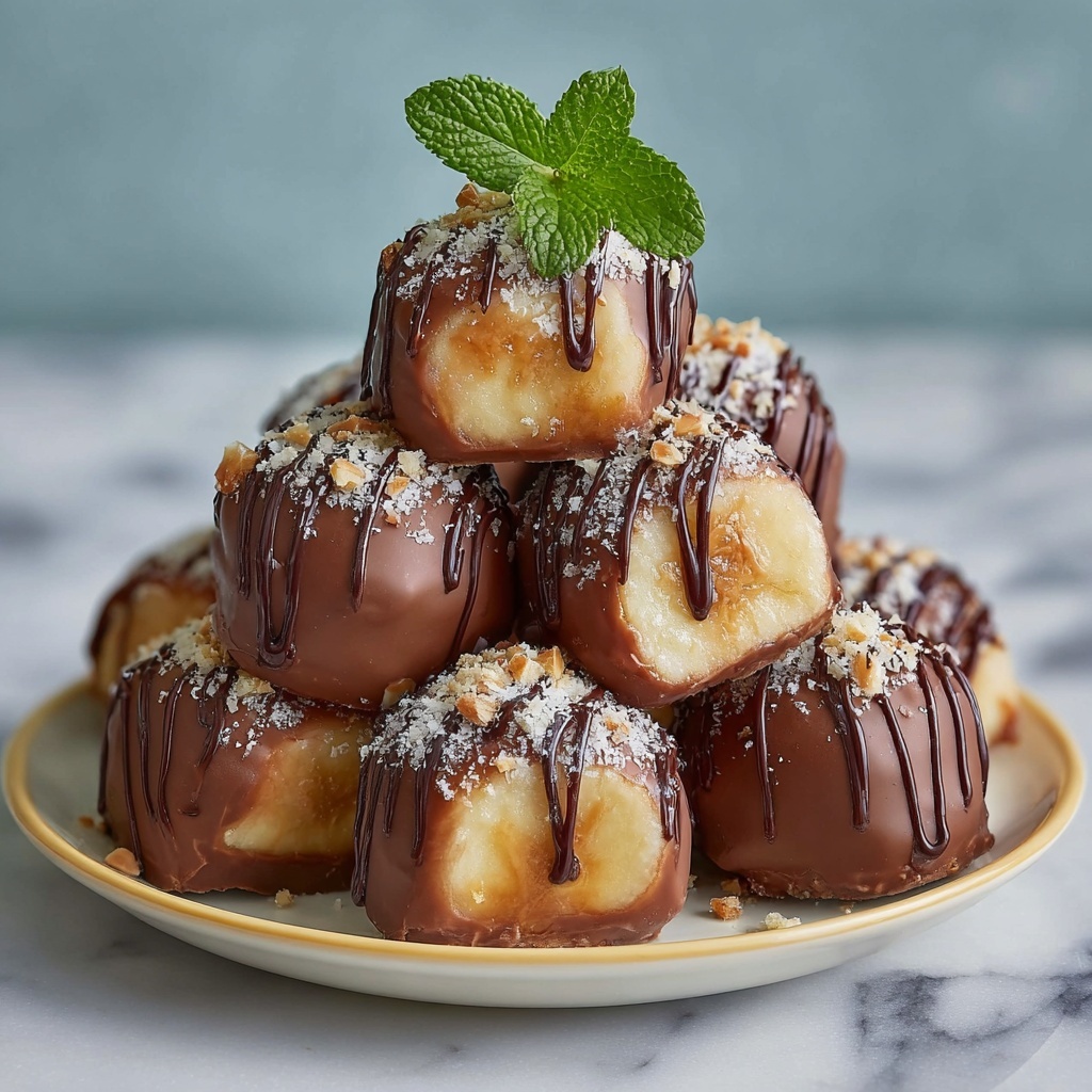Chocolate Banana Peanut Butter Bites: The Ultimate Healthy Snack Recipe - Recipe Image