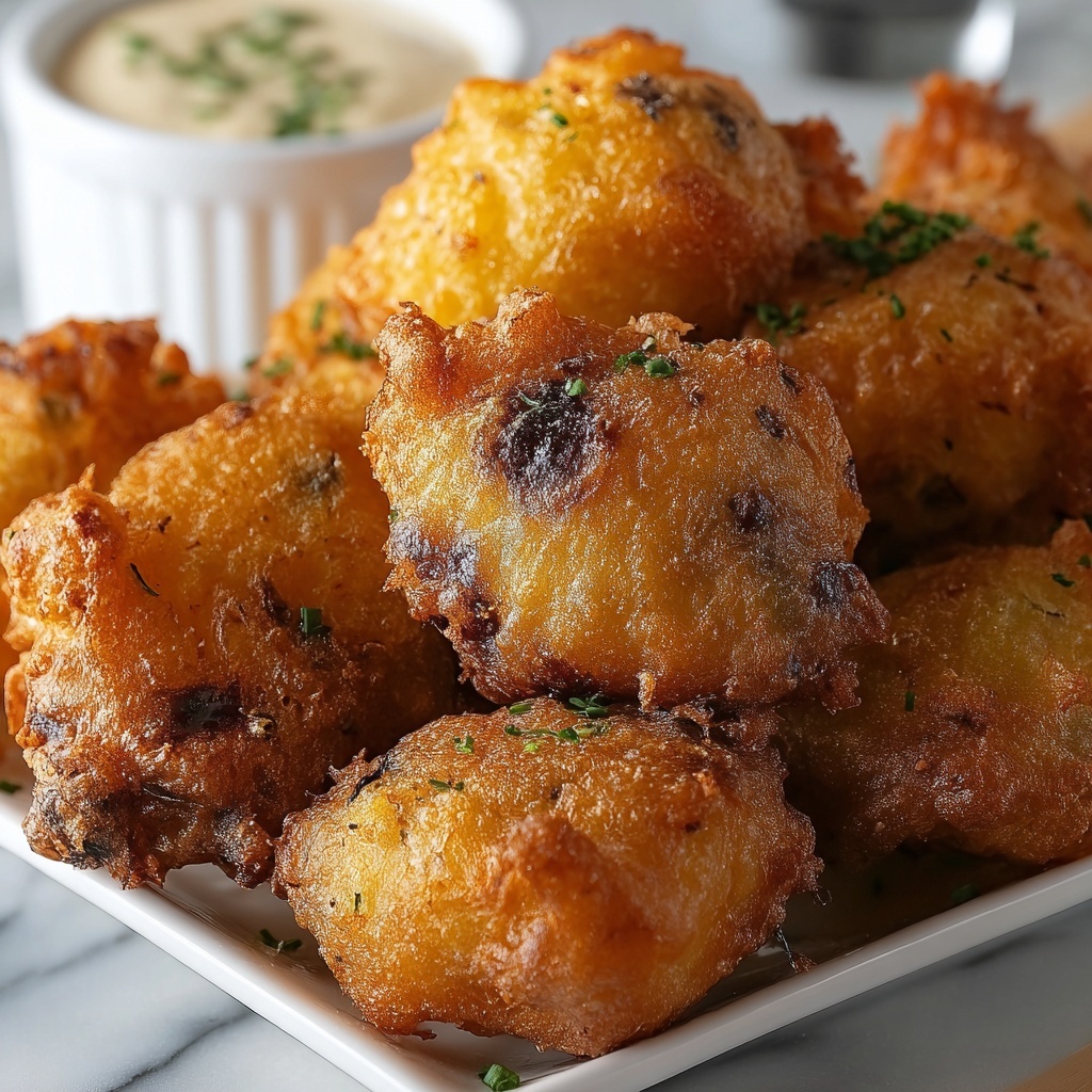 Dill Pickle Chicken Fritters Recipe - Recipe Image