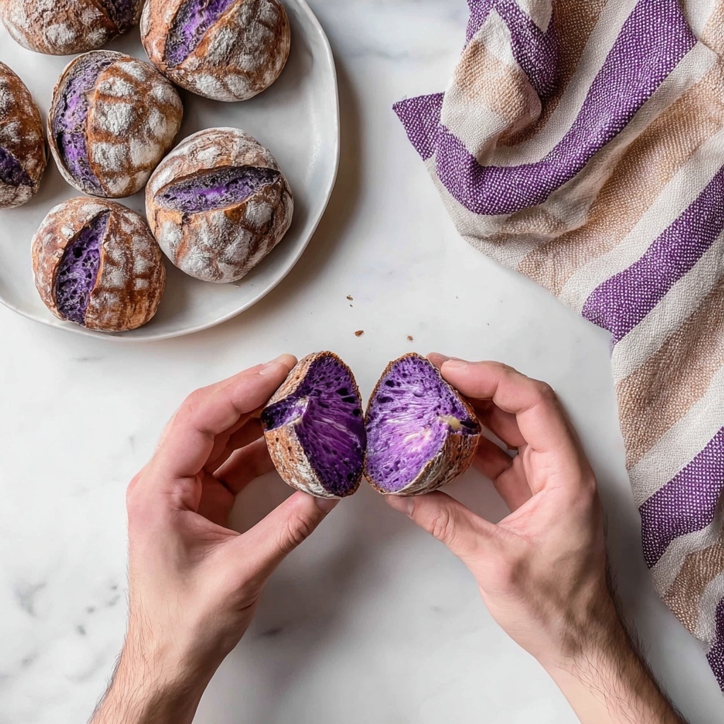 Ube Bread Purple Recipe - Recipe Image