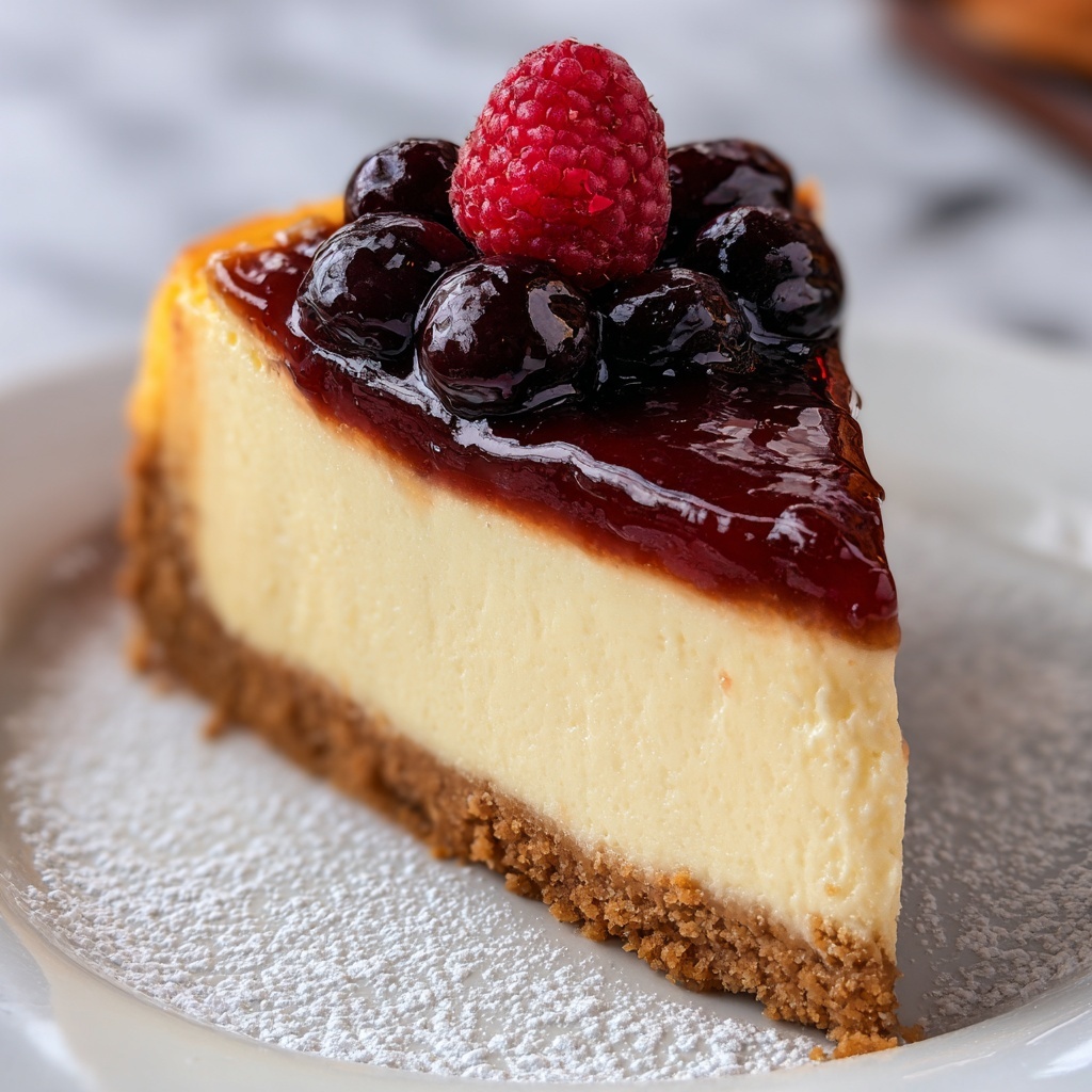 Classic New York-Style Cheesecake Recipe - Recipe Image