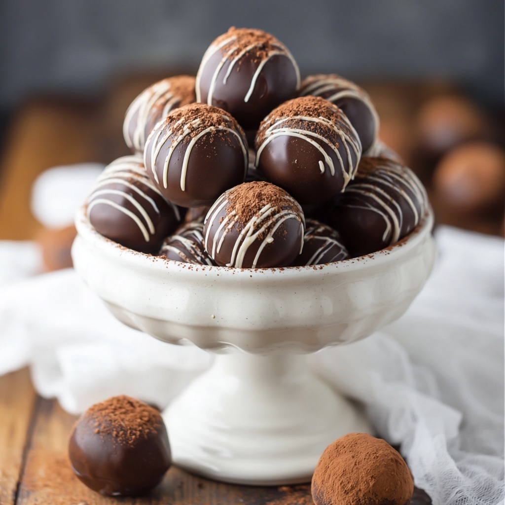 Dark Chocolate Coffee Truffles Recipe - Recipe Image