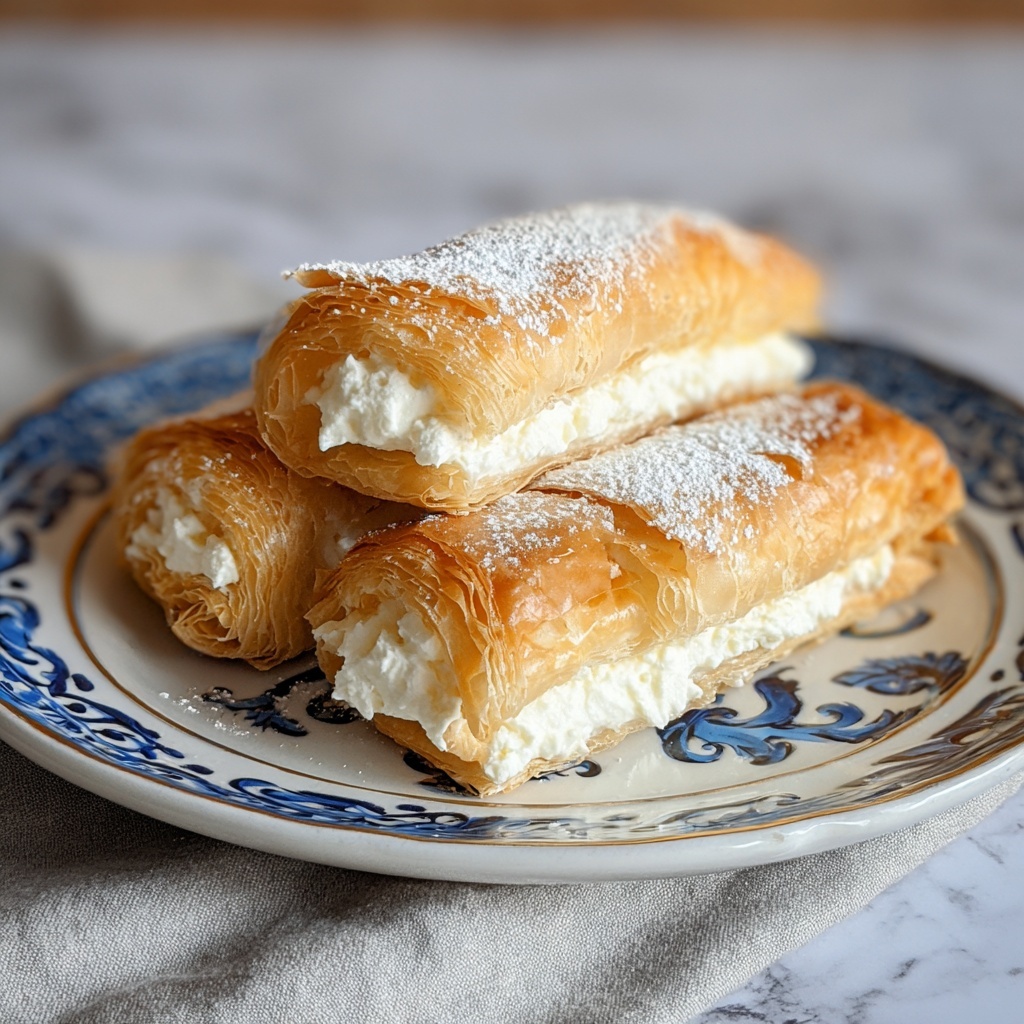 Puerto Rican Quesitos (Cream Cheese Pastries) Recipe - Recipe Image