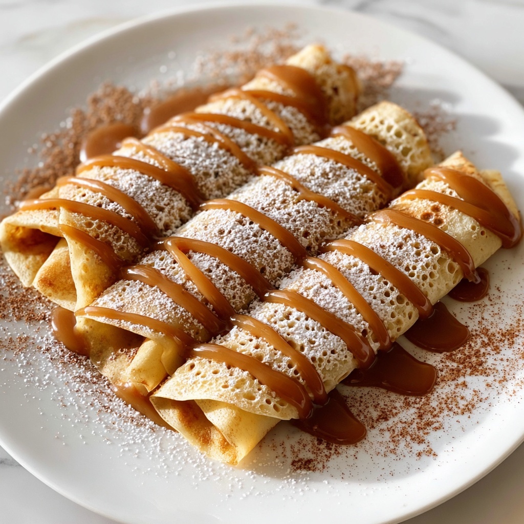 Cinnamon Roll Protein Crepes Recipe - Recipe Image