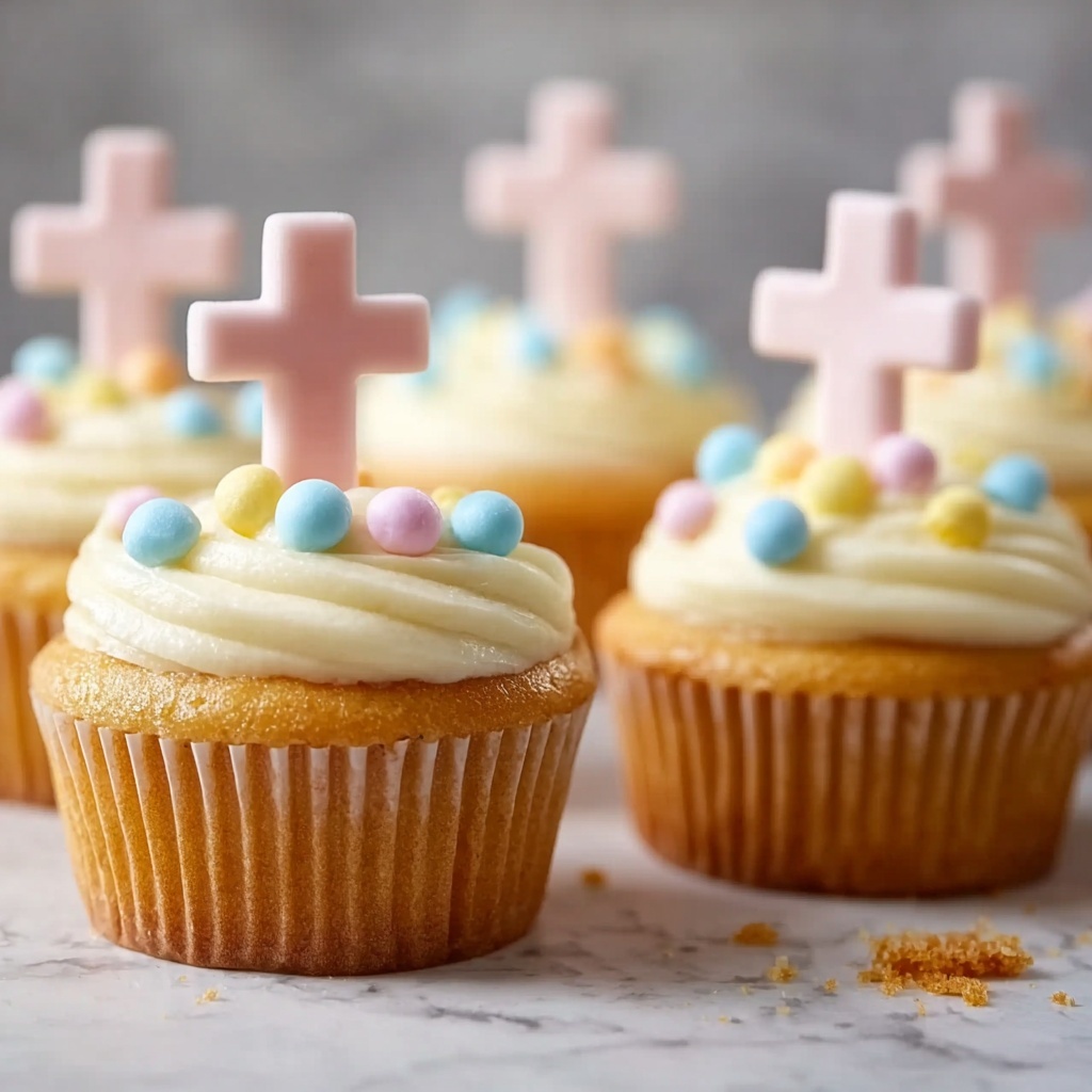 Easter Cross Pull-Apart Cupcakes Recipe - Recipe Image