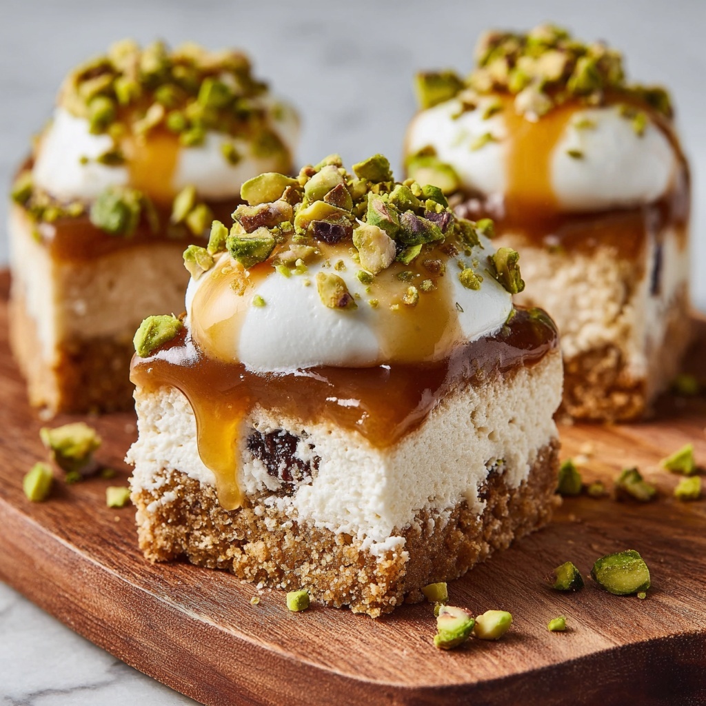 Turkish Delight Cheesecake Cups with Pistachio Dust Recipe - Recipe Image