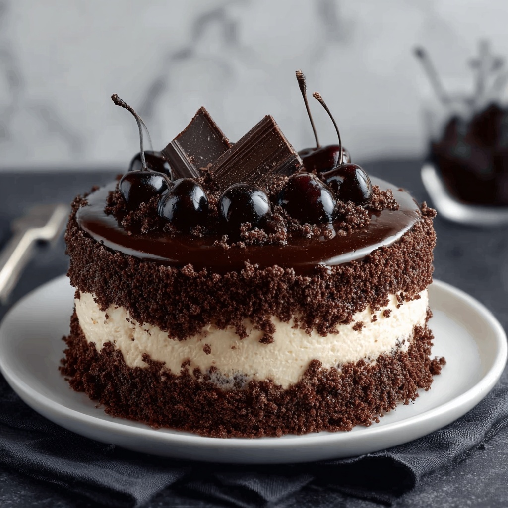 German Black Forest Bat Cake Recipe - Recipe Image