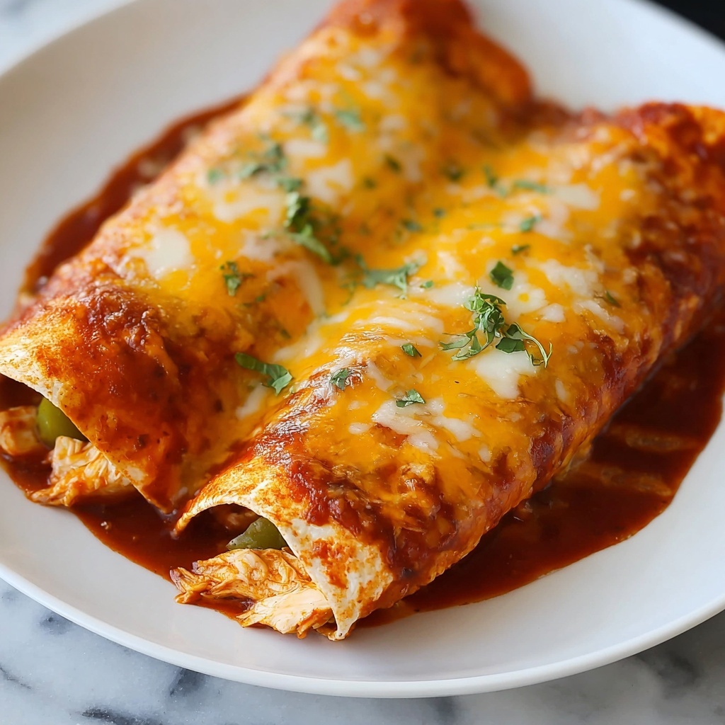 Easy Chicken Enchiladas Recipe - Recipe Image