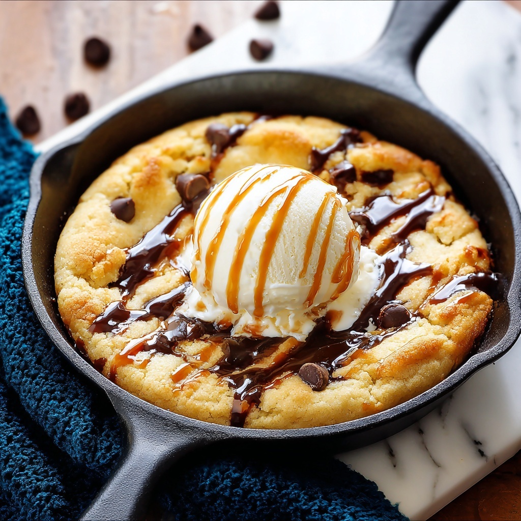 Chocolate Chip Skillet Cookie Recipe - Recipe Image
