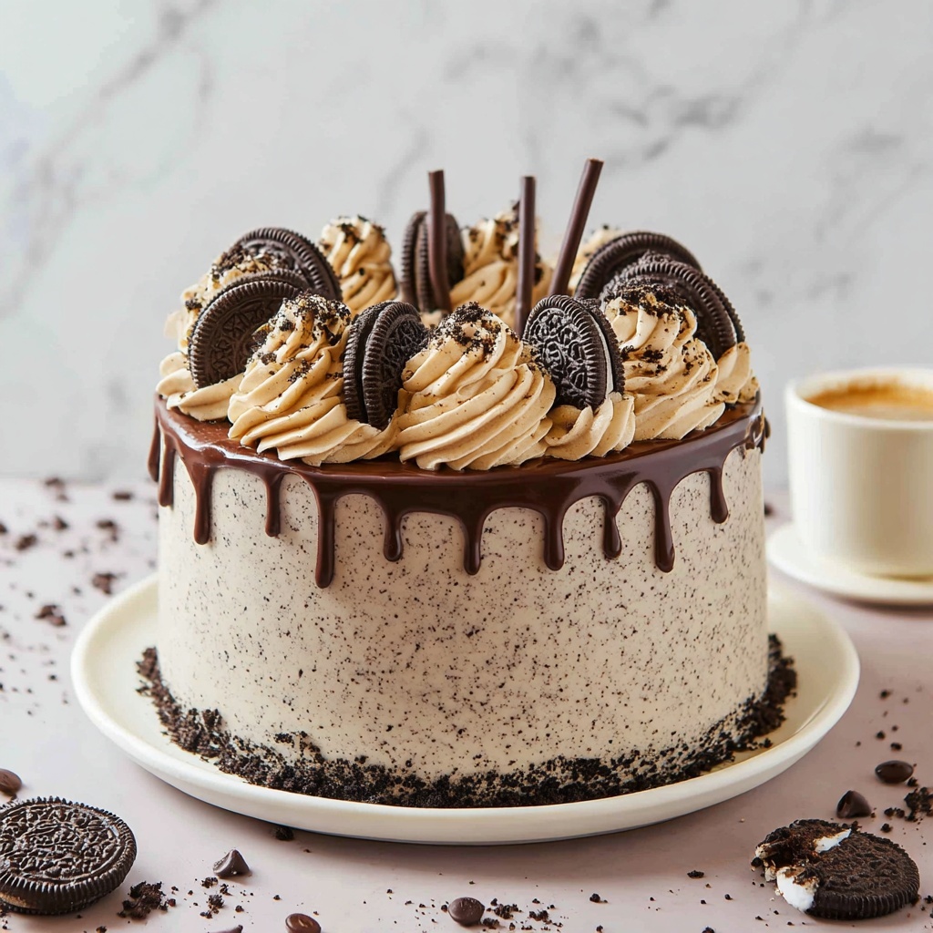 Oreo Chocolate Cake Recipe - Recipe Image