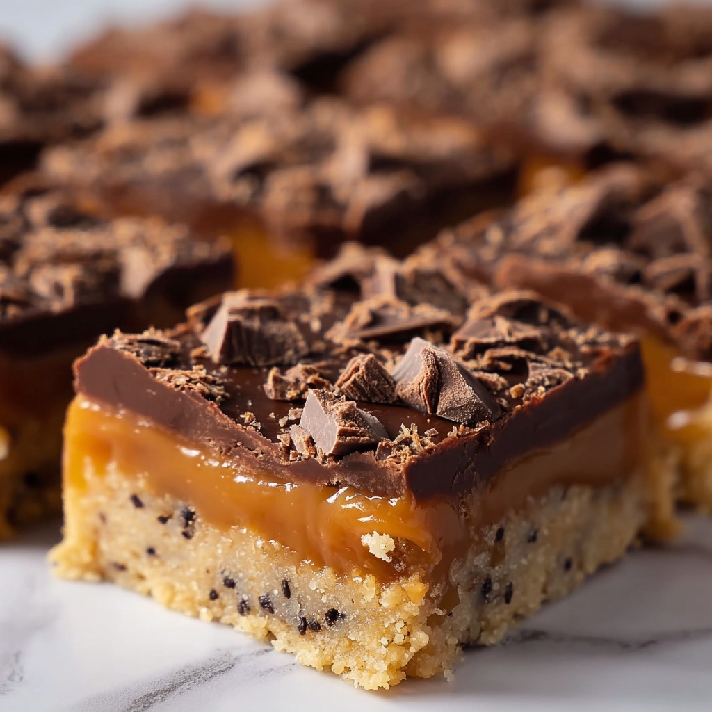 Butterfinger Caramel Bars with Layers of Sweet Crunch and Chocolate Recipe - Recipe Image