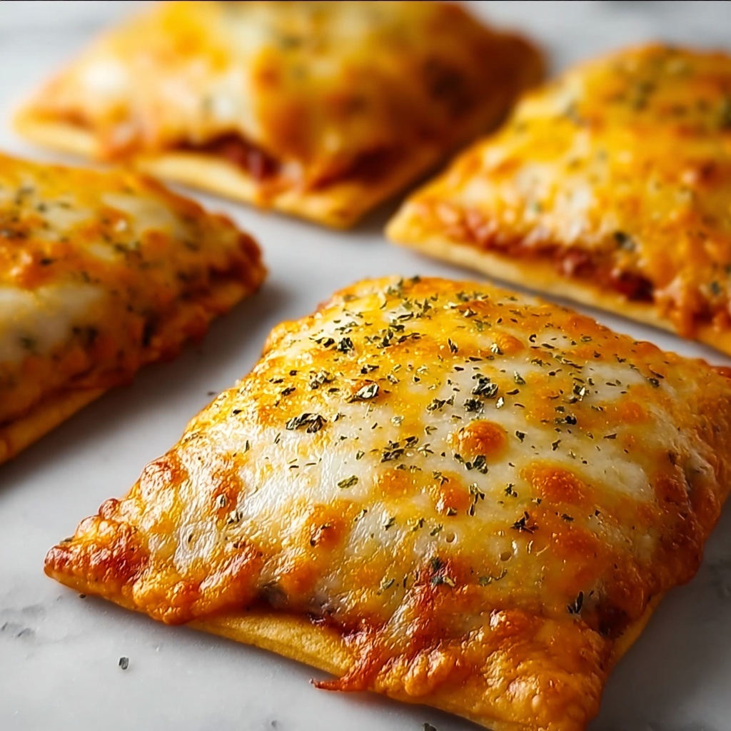 Cheesy Pizza Pockets Recipe - Recipe Image