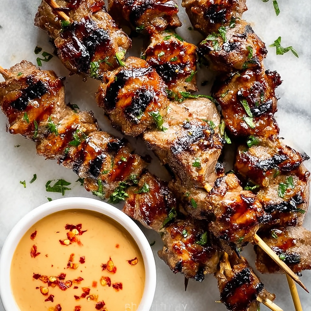 Bang Bang Chicken Skewers Recipe - Recipe Image