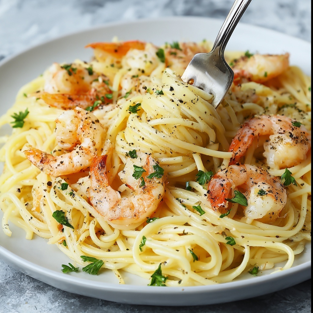 Shrimp Scampi with Angel Hair Pasta Recipe - Recipe Image