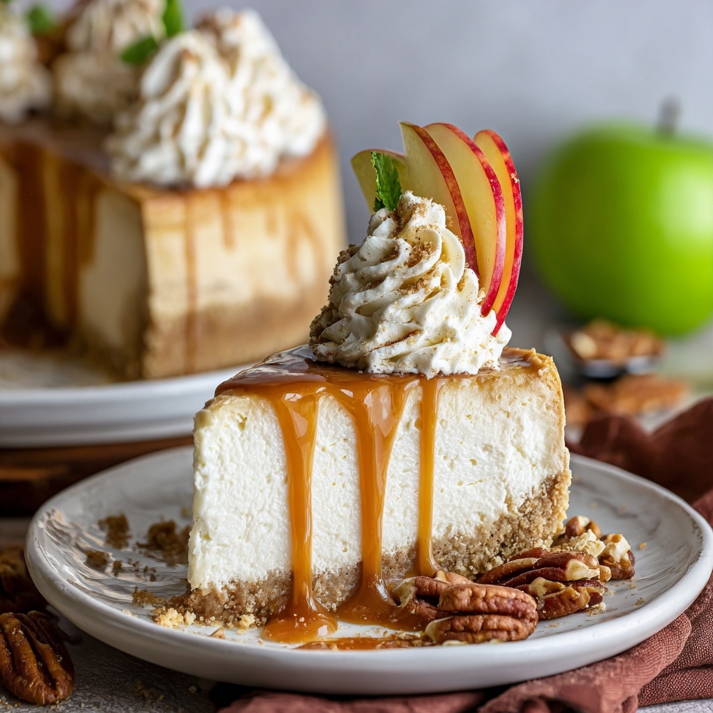 Caramel Apple Blondie Cheesecake Recipe - Recipe Image