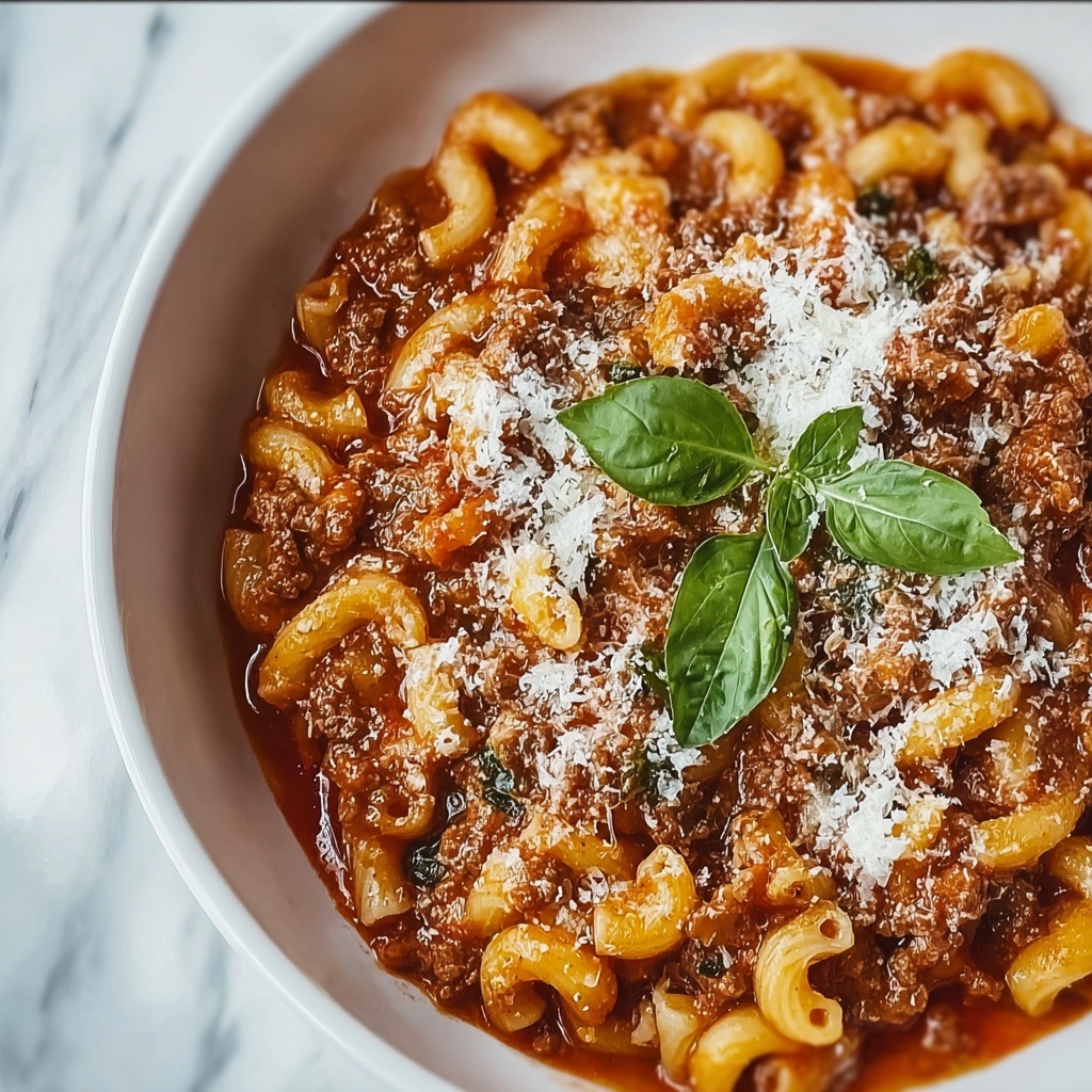One Pot Beefaroni: Quick Comfort Food for Busy Nights Recipe - Recipe Image