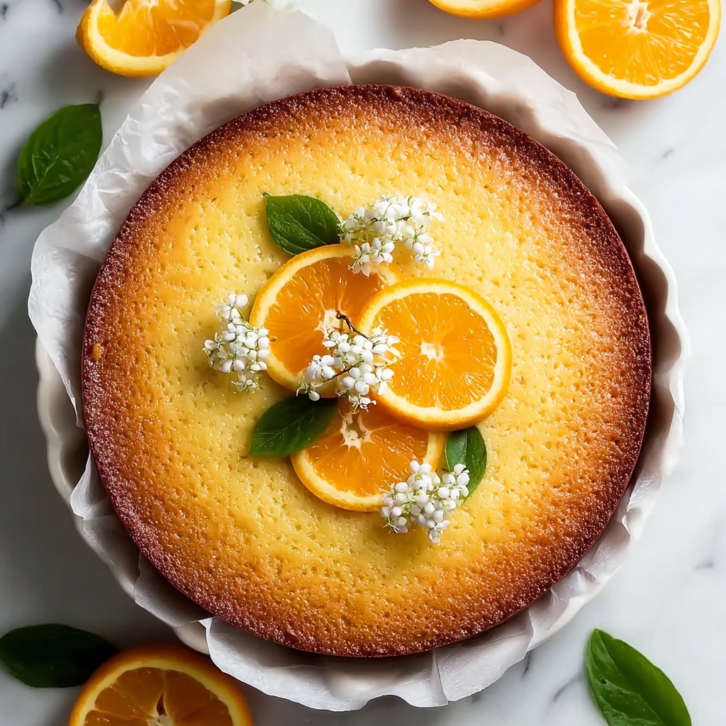 Whole Orange Cake – Flourless Recipe - Recipe Image