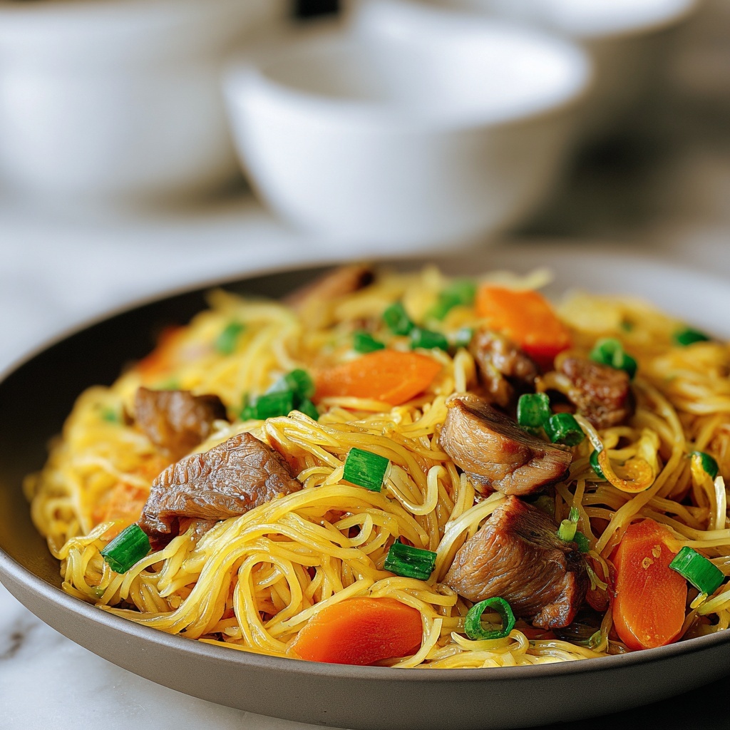 Filipino Pancit Canton Recipe - Recipe Image