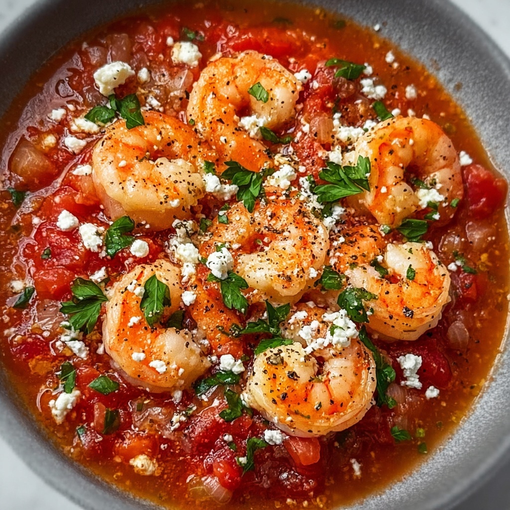 Easy Shrimp Saganaki Recipe - Recipe Image