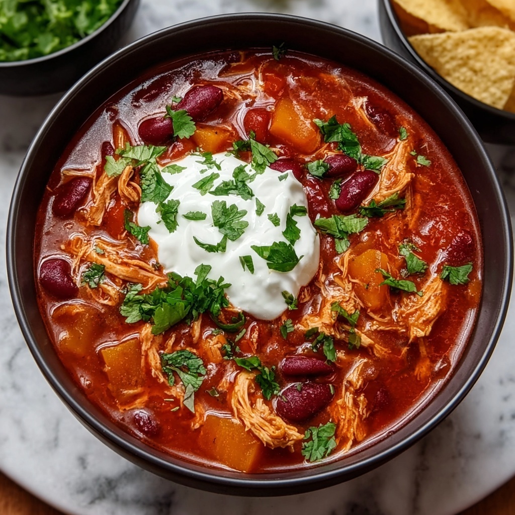Slow Cooker Chicken and Sweet Potato Chili Recipe - Recipe Image