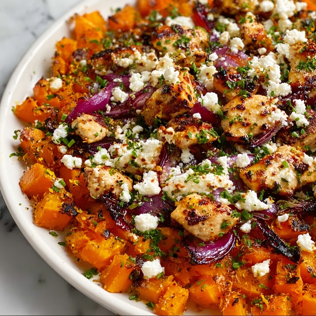 Maple Roasted Pumpkin with Walnuts and Danish Feta Recipe - Recipe Image