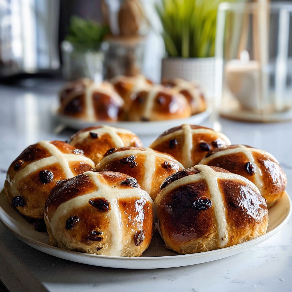 Traditional Hot Cross Buns Recipe - Recipe Image