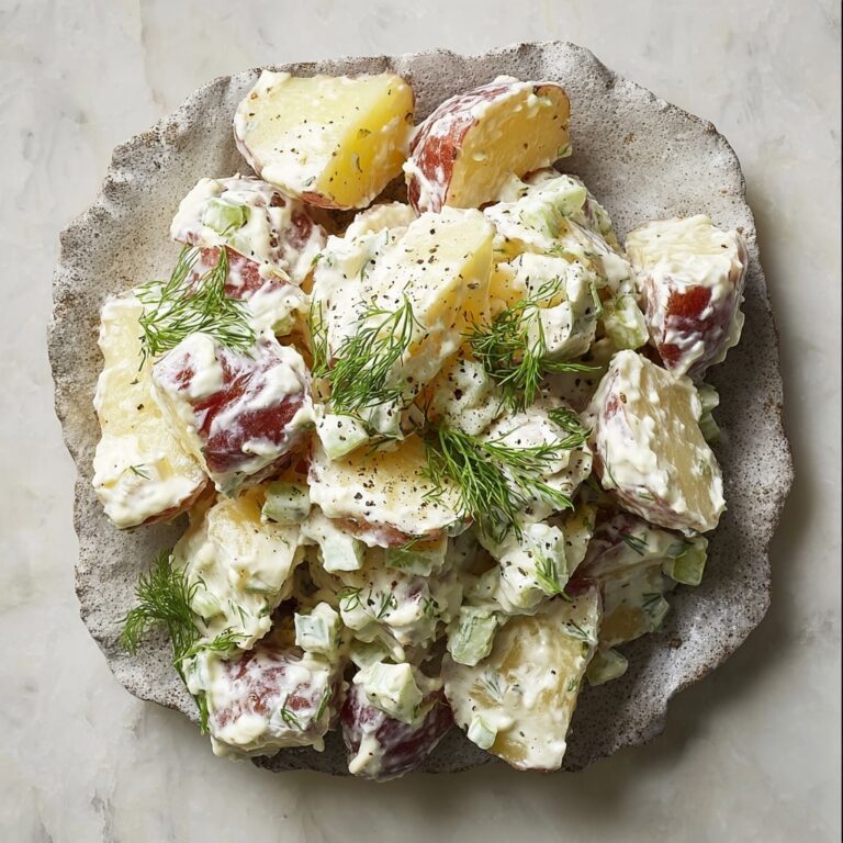 Creamy Herb Potato Salad with Greek Yogurt and Fresh Herbs Recipe