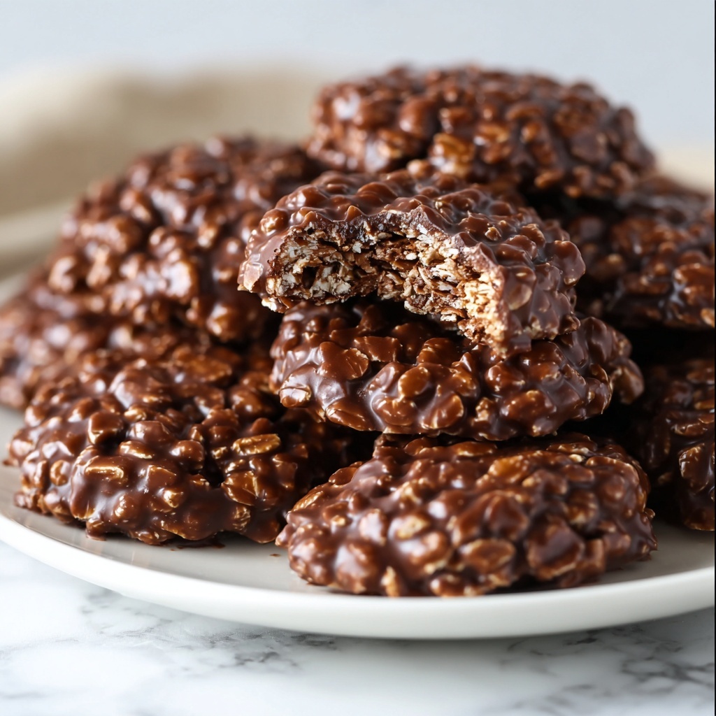 Chocolate No-Bake Cookies Recipe - Recipe Image