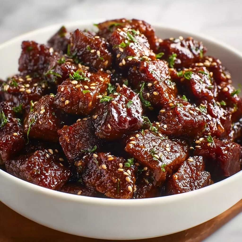 Sweet and Sticky Steak Bites Recipe - Recipe Image