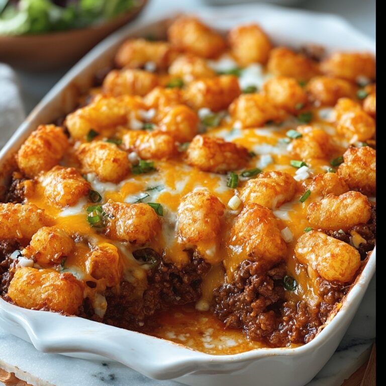 Tater Tot Casserole with Ground Beef Recipe