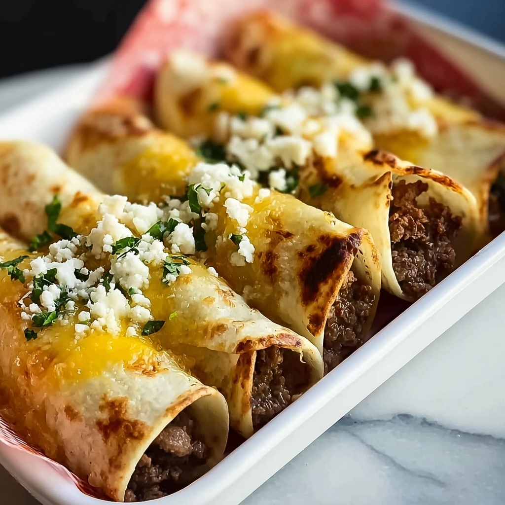 Crispy Beef Taquitos Recipe - Recipe Image