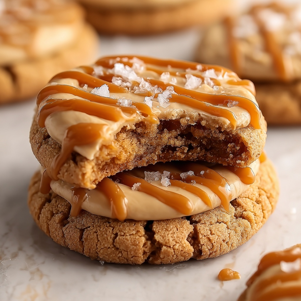 Salted Caramel Cheesecake Cookies Recipe - Recipe Image