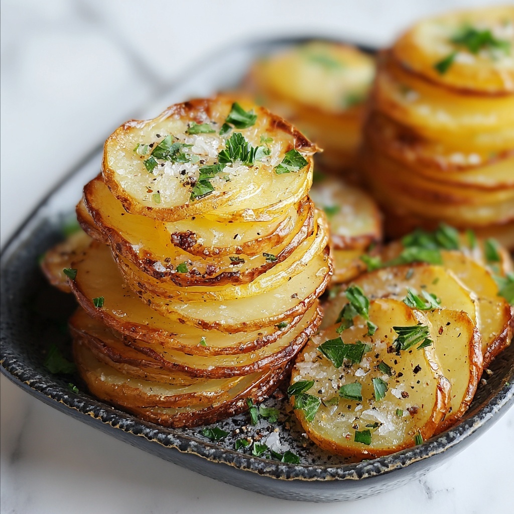 Air Fryer Sliced Potatoes Recipe - Recipe Image