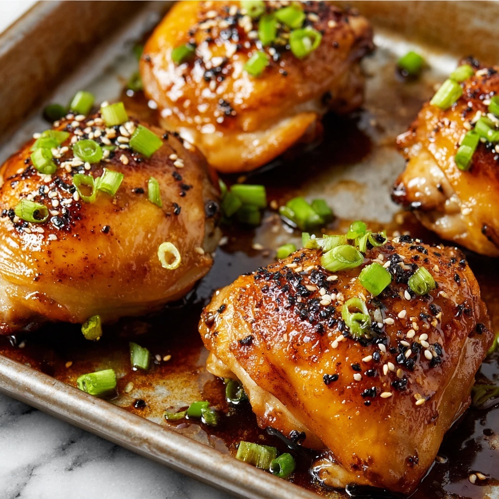Boneless Skinless Chicken Thighs with Teriyaki Marinade Recipe - Recipe Image