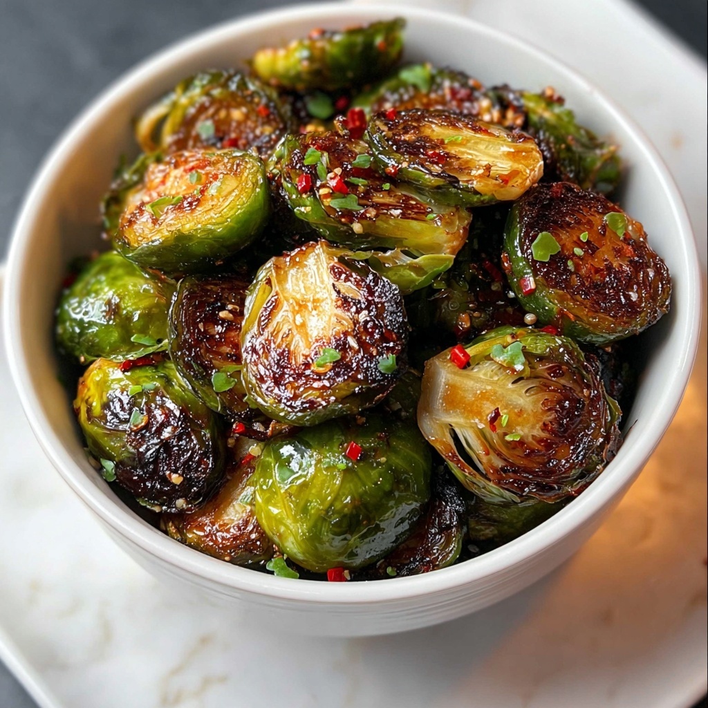 Sweet Chili Brussels Sprouts: A Deliciously Spicy Twist on a Classic Vegetable Dish Recipe - Recipe Image