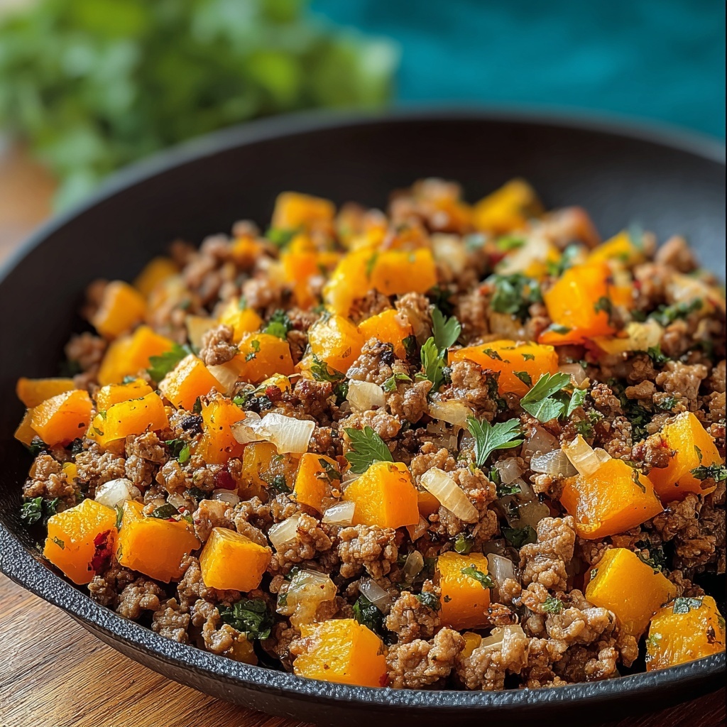 Turkey Sweet Potato Skillet Recipe - Recipe Image