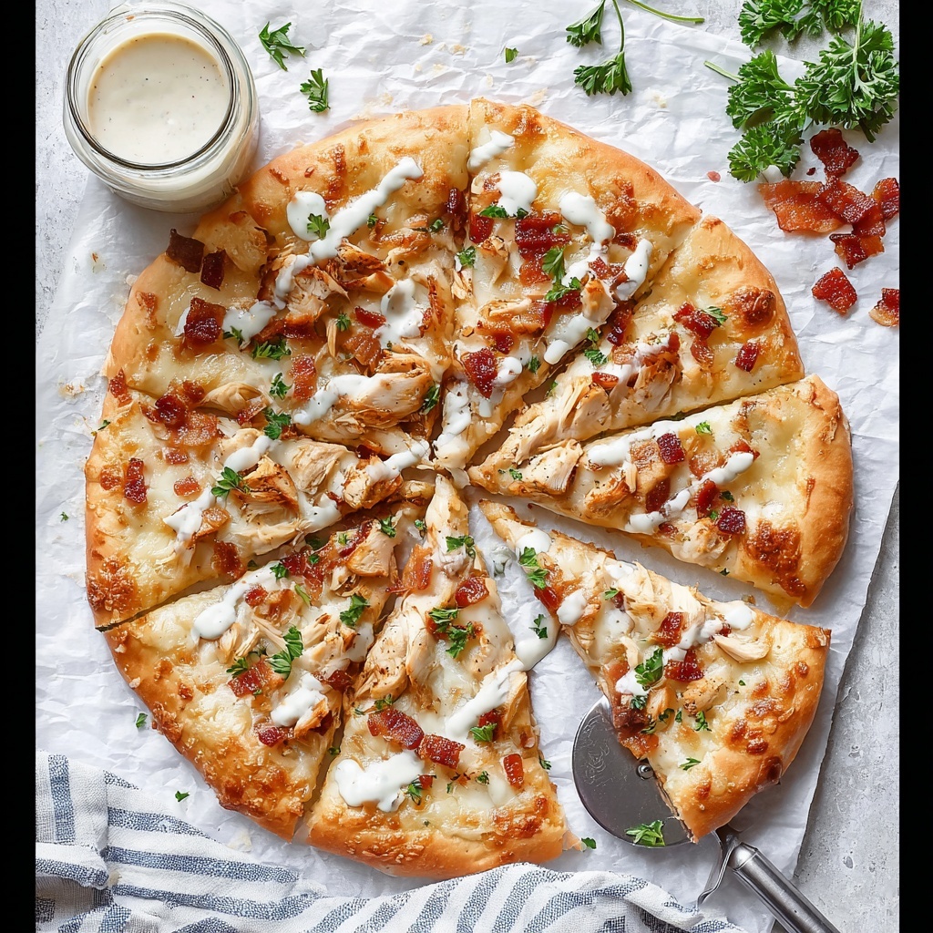 Chicken Ranch Pizza Recipe - Recipe Image