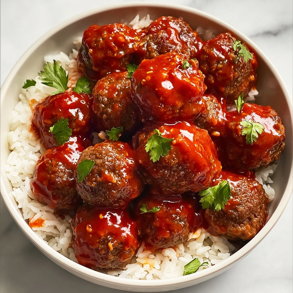Crock Pot Apple Jelly Meatballs Recipe - Recipe Image