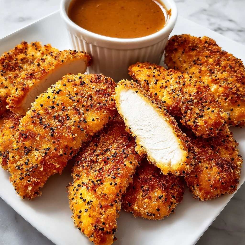Crispy Oven Chicken Tenders Recipe - Recipe Image