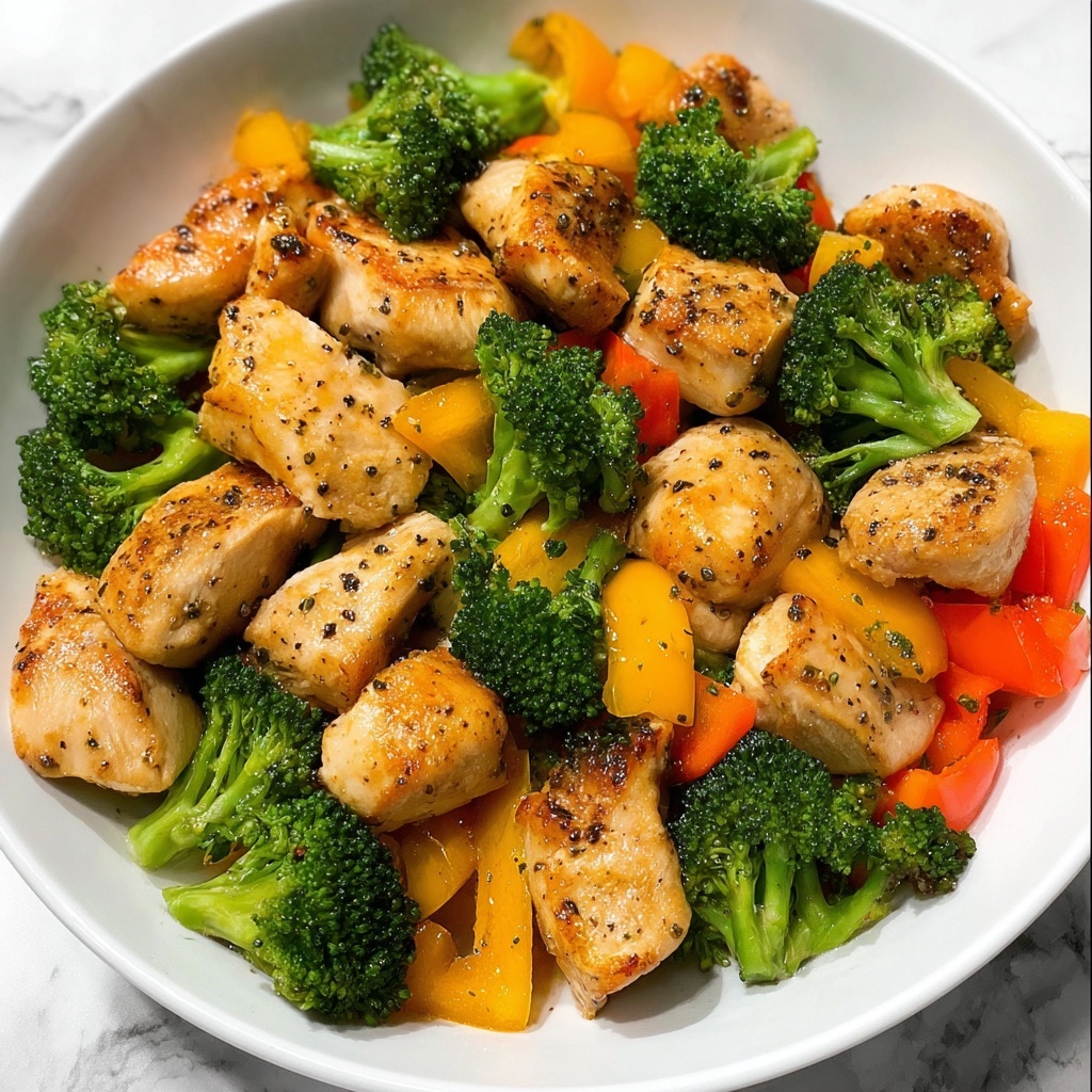 One-Pan Chicken & Veggies: 7 Simple Steps to Delightful Dinner Recipe - Recipe Image