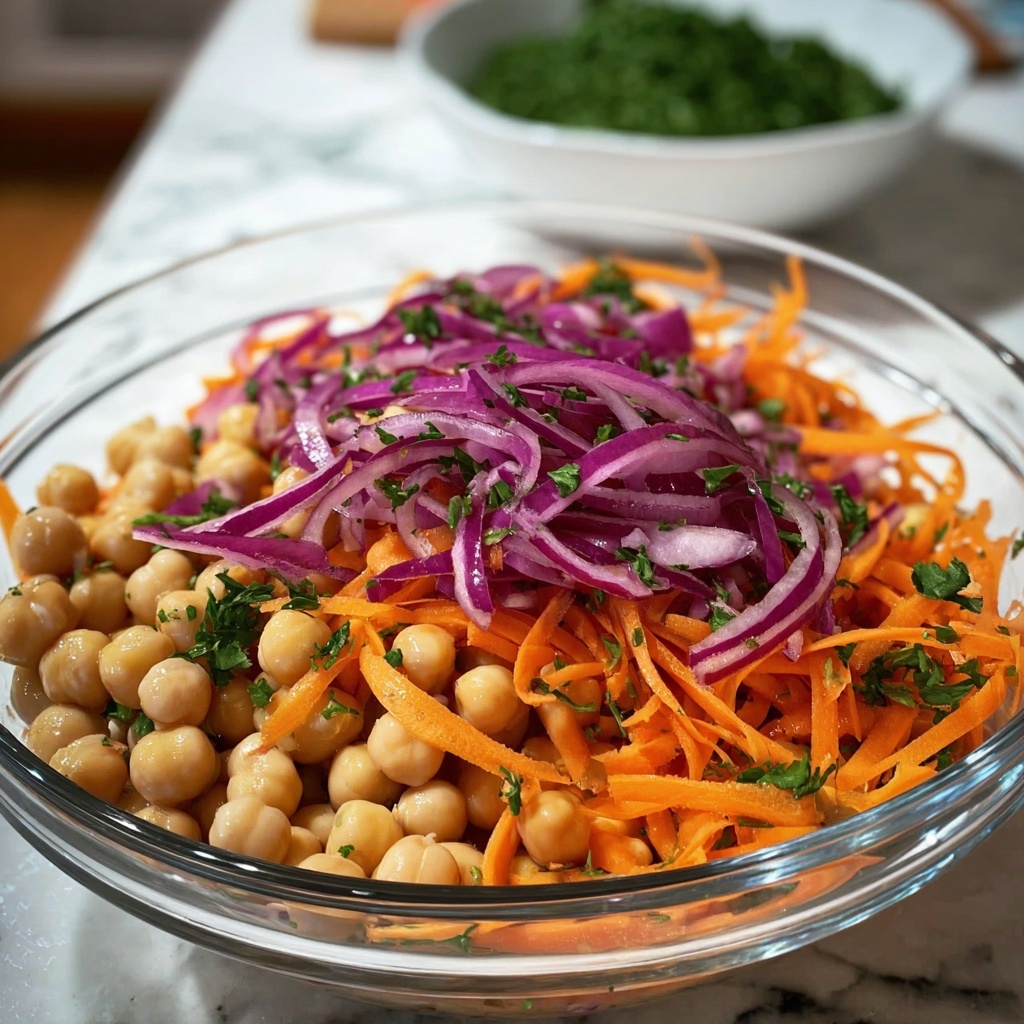 Moroccan Chickpea Carrot Salad Recipe - Recipe Image