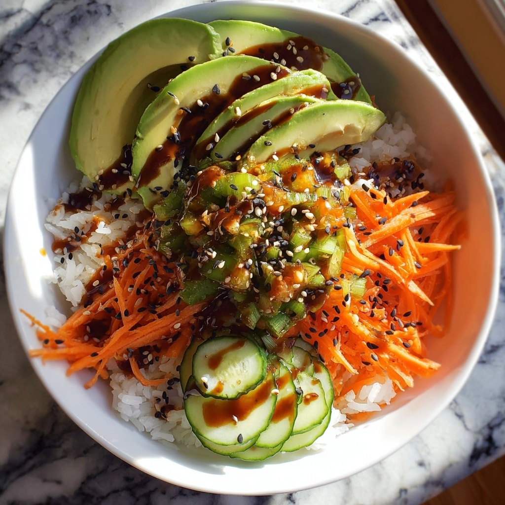 Veggie Sushi Bowls: Easy & Healthy Meal Delight Recipe - Recipe Image