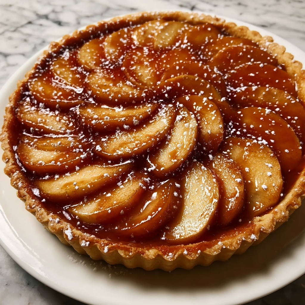 Salted Caramel Apple Tart Recipe - Recipe Image