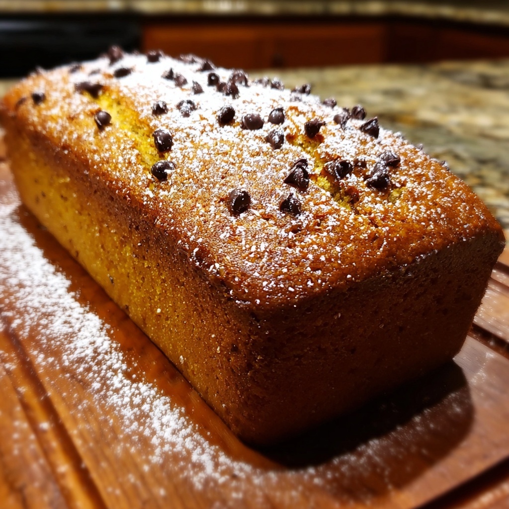 Pumpkin Chocolate Chip Bread Recipe - Recipe Image